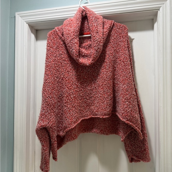 Free People BFF Cowl Neck Knit Sweater Size L - Picture 3 of 8